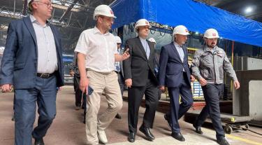 На заводе «Красное Сормово» обсудили строительство судов для Транскаспийского маршрута